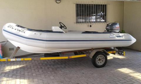 4.7m Gemini Waverider with 40hp Yamaha XW