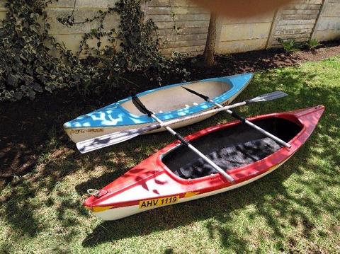 2 Canoes for sale