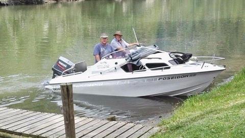 Interceptor 160 cabin boat for sale