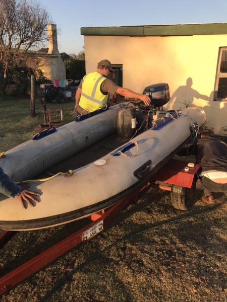 Yammaha 25 hp boat