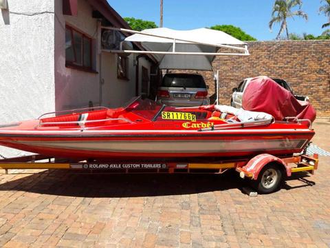 Scimitar 160 ski boat