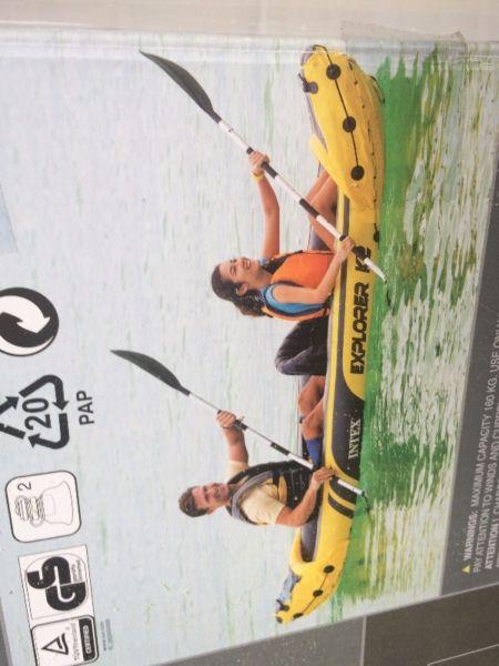 Inflatable Kayak - Intex Explorer K2