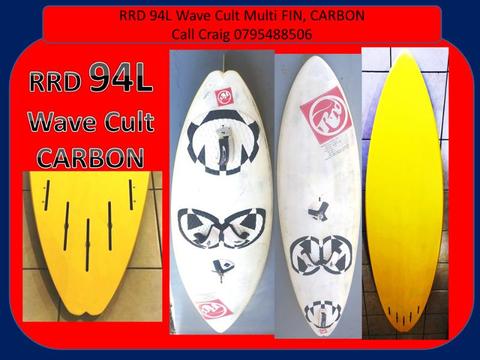 Windsurfing RRD 94L CARBON WAVE CULT. Includes FINS and FOOTSTRAPS. R4900
