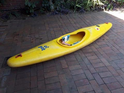 Pyranha plastic kayak whitewater canoe