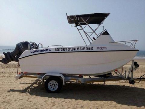 NEW SEACAT 520 FC 2X YAMAHA F70AETL FOUR STROKES