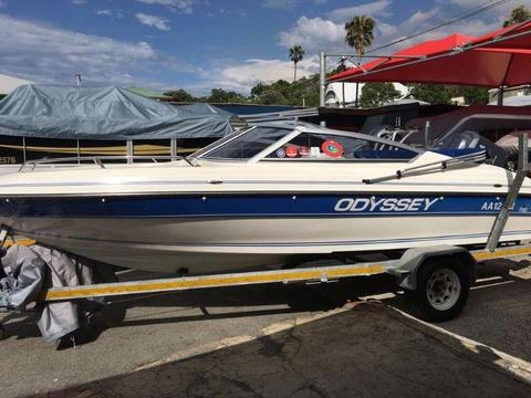 Odyssey 190 Offshore powered by F150 Yamaha