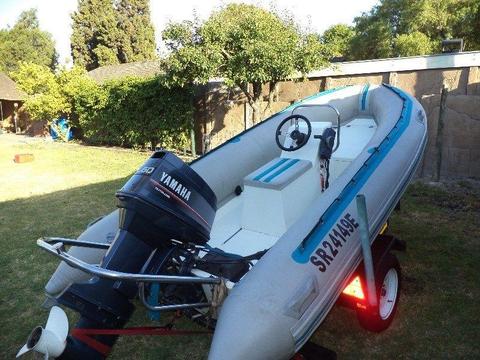 RUBBER DUCK WITH 60HP YAMAHA