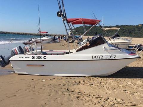 T cat 17f6 with 2x60hp Yamaha 2 strokes