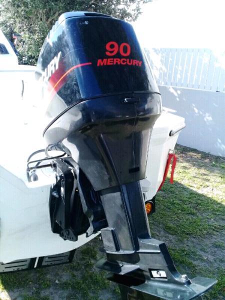 90hp 2 stroke mercury outboard