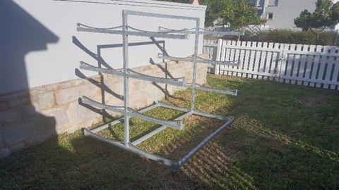 Aluminum Storage Rack for 8 kayaks, canoes, SUP boards