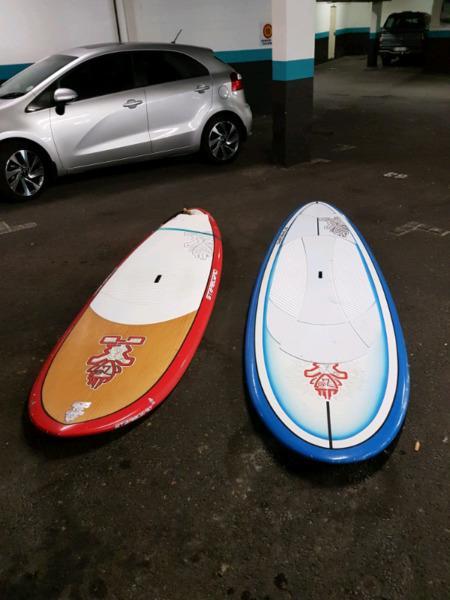 Stand up paddle board ( 8.5 x30 x130l)pocket rocket starboard , Red one on pic