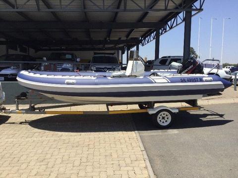 2006 Rubberduck 5.5 m 75 Mercury and new pontoons Price R50000.00