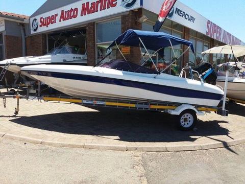 17ft Exodus for sale with 115HP Mercury