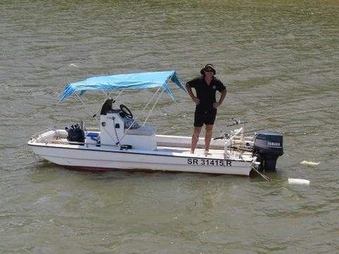 Boat open 30 hp 3cyl yamaha