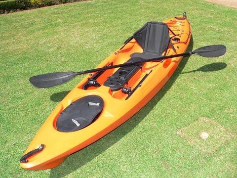 Kingfisher Kayak, including Seat & Paddle, FREE paddle leash!