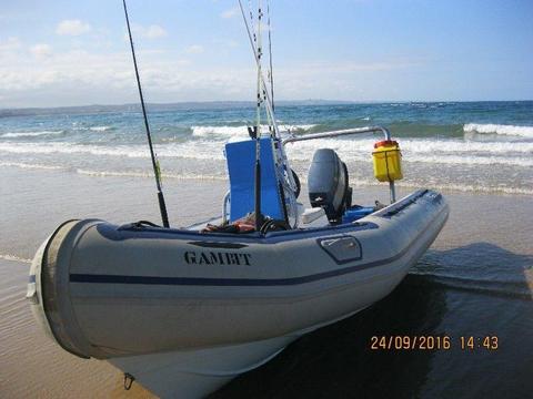 Seaworthy 4.5 rubber duck with 50 HP Yamaha
