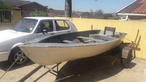4 man boat with 2 motors