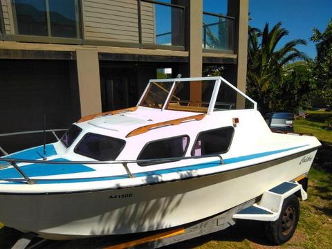 Calibre cabin boat