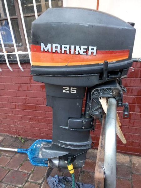 25 hp mariner boat motor