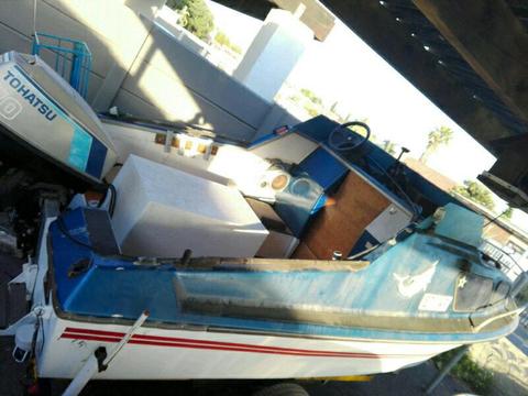 Baronet Cabin Boat 4.8m 70hp Tohatsu