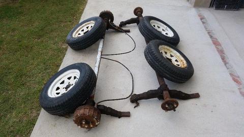 Trailer axle's and tyres