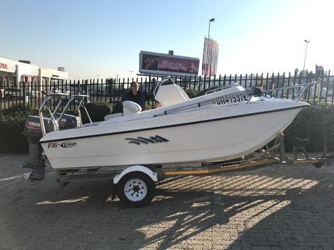 2006 Z-Craft 16 ft cat with 2 x Yamaha 50 HP 2stroke engines, excellent condition - Linex Yamaha