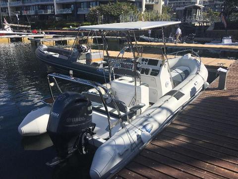 2017 Falcon 650 + Yamaha F200