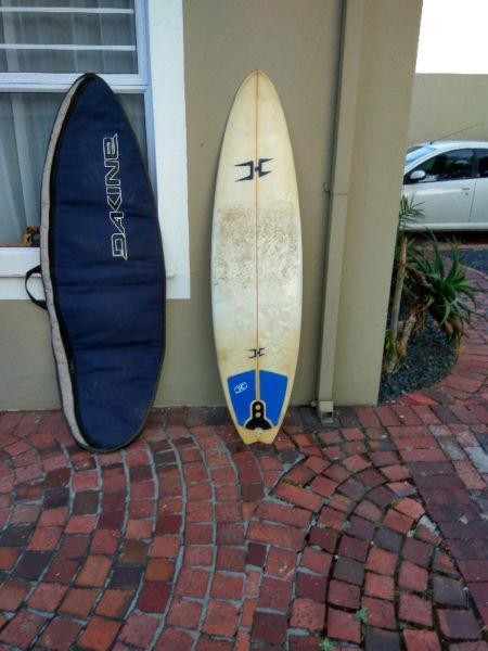 6'3 Hybrid Fish Surfboard with Board Bag