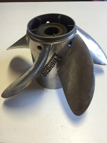 High five stainless steel propeller