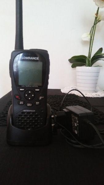 Lowrance VHF with distress call & GPS with over 300 way points for sale - R 3000.00