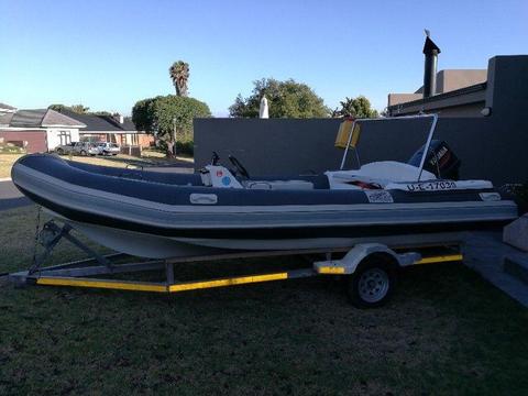 5.7M DUCK WITH 85HP YAMAHA
