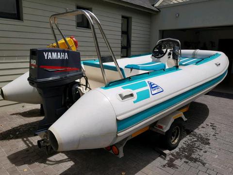 4.75m PRESTIGE RUBBER DUCK 90HP YAMAHA