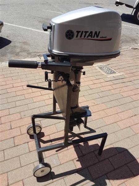 5 HP Outboard motor,Short shaft,Titan,brand new Quality.Parts are interchangeable with Yamaha