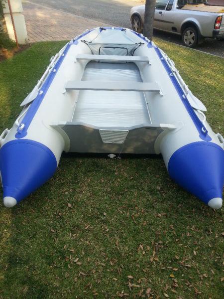 Aquastrike 4.2m MK III Inflatable Boats with Aluminium Floor, Inflatable Keel + Plenty More