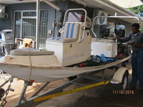 Boat repairs , Trailer build new and repairs , duck re-tubing