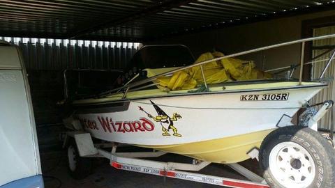 Wahoo Mono hull with 2 x 60hp electric start Yamaha motors