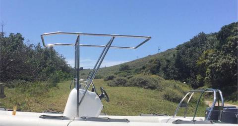 Stainless steel T-tops and boat trailers