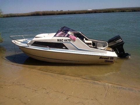 Baronet 15 for sale with 60 Yamaha - R25 000 not neg