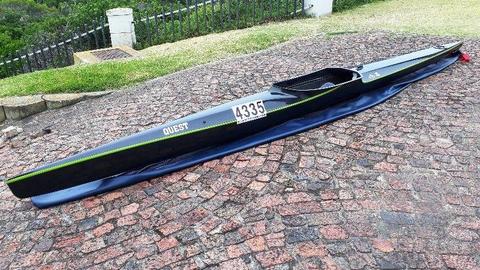 K1 - 1x Nelo Vanquish II sprint copy & 1x Matrix river Kayak