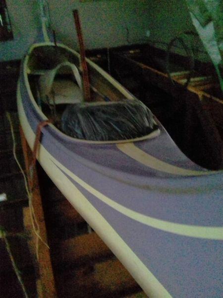 4.25m two-man canoe, seldom used