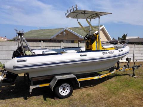 Stingray 5.2 duck 2 x 60 Hp Mercury