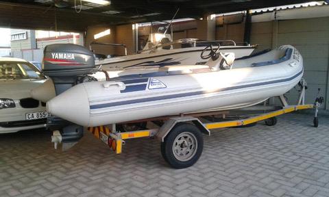 Gemini 4.7m Waverider.40hp Yamaha xw Electric Start