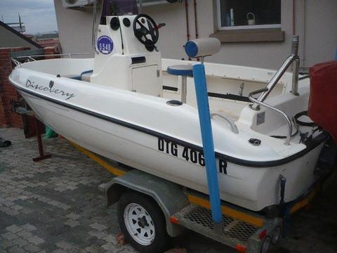 Fishing Boat, Discovery with 90Hp Yamaha Outboard Motor