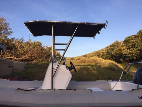 Stainless steel T tops for boats