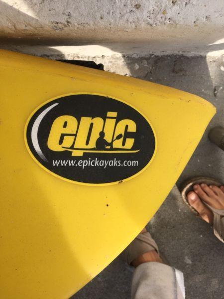 2 man epic kayak incl. paddles
