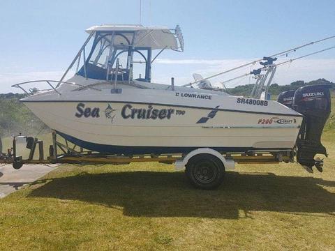 Z- Craft F200 with 2 x 140hp suzuki's