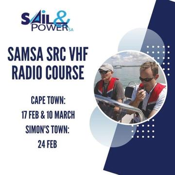 SAMSA SRC VHF RADIO COURSE in Cape Town and Simons Town 1 day only!