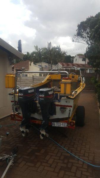 2 x 60 Hp Yamaha outboards