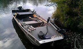 SMALL BASS BOAT NEEDED WITH DECK,TROLLING MOTOR AND MOTOR