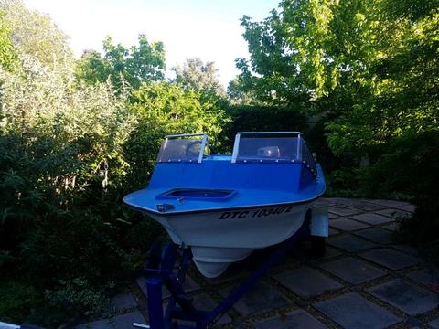 Boat on trailer for sale!
